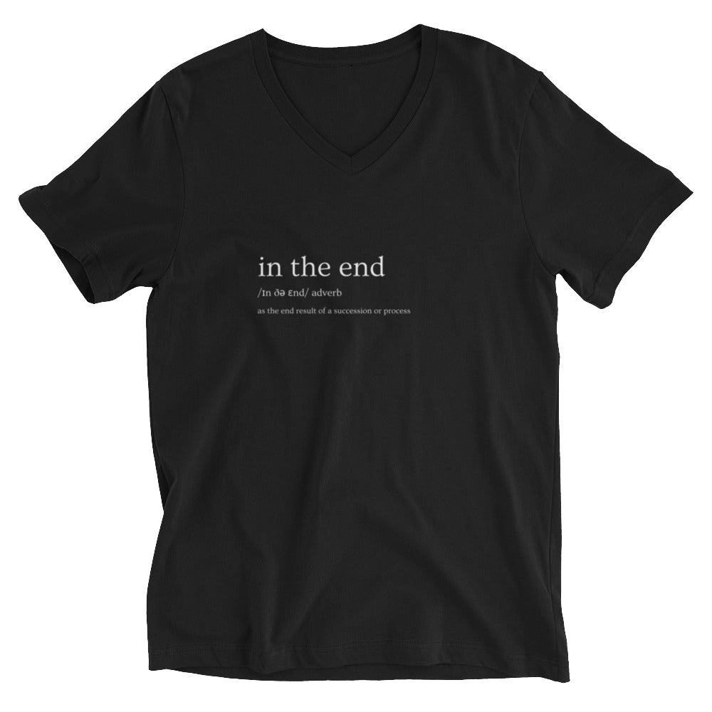 Genderless V-Neck T-Shirt - In The End