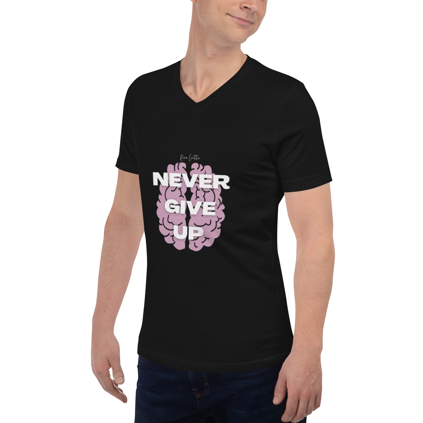 Genderless V-Neck T-Shirt - Mental Health