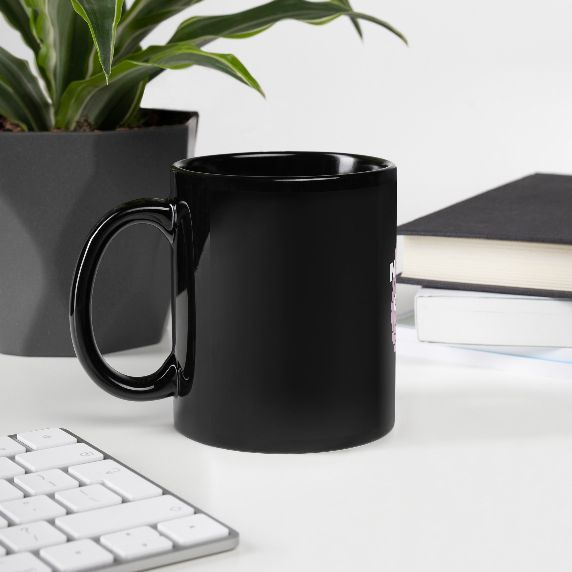 Black Glossy Mug - Mental Health – Kiara Laetitia