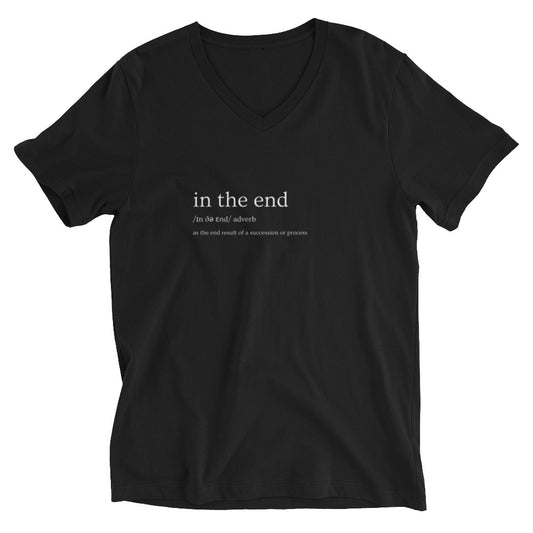 Genderless V-Neck T-Shirt - In The End